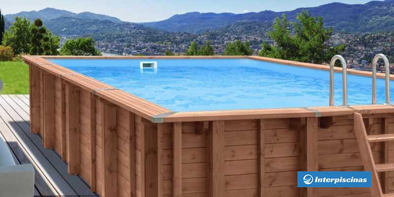 piscinas desmontáveis de madeira